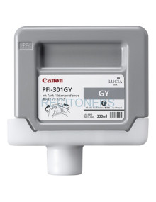 CANON CARTUCHO GRIS PFI301GY 330ML IPF/8000/8100/9000 2