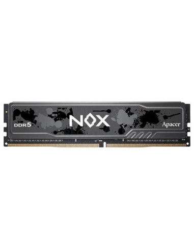Memoria RAM APACER APA-16GB AH5U16G52C522MBAA-1 - Memoria RAM Apacer NOX 16GB/ DDR5/ 5200MHz/ 1.25V/ CL40/ DIMM