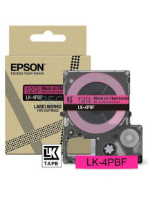 Cartucho de tinta C53S672100 EPSON - EPSON Cartucho de etiquetas Colour Tape Fluorescent Pink/Black 12mm(5m) LK-4PBF