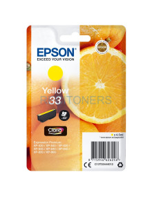 Cartucho de tinta C13T33444022 EPSON - EPSON Expression Home XP-530 Cartucho Amarillo RF+AM