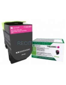 LEXMARK TONER MAGENTA 71B20M0 2.300 PAGINAS