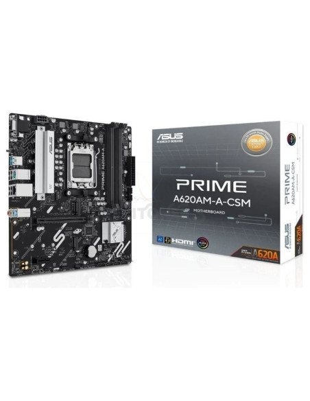 Placa base ASUS ASU-PB PRIME A620AM-A-CSM - Placa Base Asus A620AM-A-CSM Socket AM5/ DDR5/ PCIe 4.0/ Micro ATX