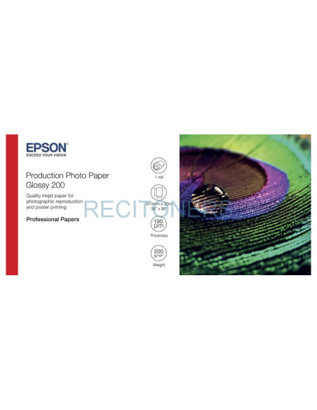 Papeleria C13S450372 EPSON - EPSON Production Photo Paper Glossy 200 36 x 30m