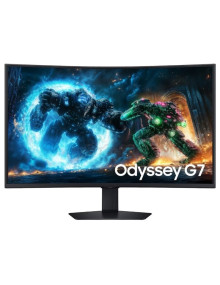 Monitor SAMSUNG SAM-M S37FG756E - Monitor Gaming Curvo Samsung Odyssey G7 G75F 37'/ 4K/ 1ms/ 165Hz/ VA/ Regulable en altura/ Neg