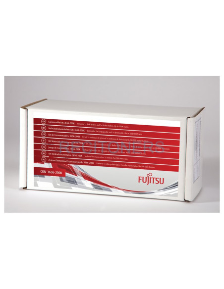 Toner CON-3656-200K FUJITSU - FUJITSU Juego de Consumibles para ScanSnap iX1400, iX500, iX1500.