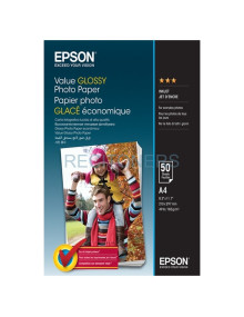Papeleria C13S400036 EPSON - EPSON Value Glossy Photo Paper - A4 - 50 Hojas