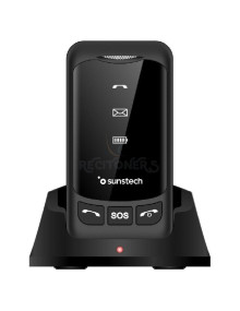 Smartphone SUNSTECH SUN-TEL CELT25BK - Teléfono Móvil Sunstech CELT25BK para Personas Mayores/ Negro