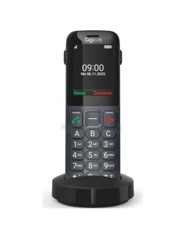 Smartphone GIGASET GIGA-TEL COMF 600 SIM BK - Teléfono Inalámbrico Gigaset Comfort 600 SIM/ Negro