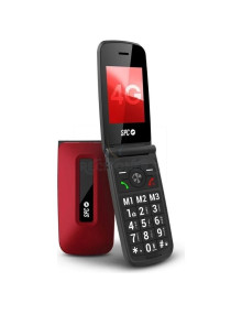 Smartphone SPC SPC-TEL TITAN 2 4G RD - Teléfono Móvil SPC Titan 2 para Personas Mayores/ 4G/ Rojo