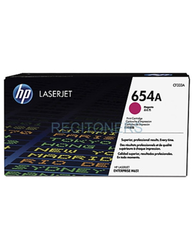 Cartucho de tinta CF333A HP - HP 654A Magenta Original LaserJet Toner Cartridge