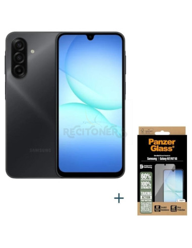 Smartphone SAMSUNG SMA176BZKAEUB+PG6385 - Samsung Galaxy A17 5G 128GB 4GB Negro+Prot Panzer
