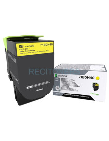 Toner 71B0H40 LEXMARK - Lexmark CS/CX 417 Cartucho de toner amarillo Alto Rendimiento
