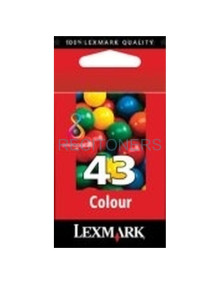 LEXMARK Z1520, Multifuncion X4850/6570/9350/9570 Cartucho Color nº43