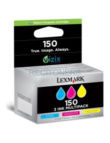 Lexmark Pack 4 cartuchos (CMYK) Retornables 150