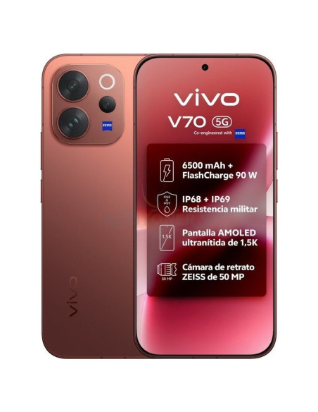 Smartphone VIVO VIVO-SP V70 5G 8-512 BW - Smartphone Vivo V70 8GB/ 512GB/ 6.59'/ 5G/ Marrón