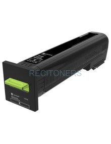 Lexmark CS820, CX820, CX825 Cartucho de toner negro rendimiento extra alto