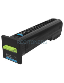 Lexmark CS820, CX82x, CX860 Cartucho cian Corporativo (8 000 paginas)