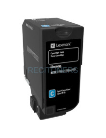 Lexmark CS725 Cartucho de toner cian de alto rendimiento 2