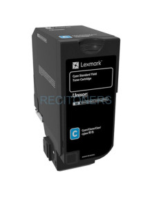 Lexmark CS720 Cartucho de toner cian