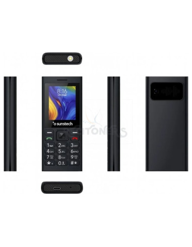 Smartphone SUNSTECH SUN-TEL CEL5 BK - Teléfono Móvil Sunstech CEL5/ Negro