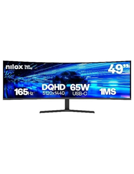 Monitor NILOX NXM49CRVDC2 - Nilox NXM49CRVDC2 Monitor 49” DQHD 165hz MM AA cur