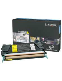 Lexmark C524, C532, C534 Cartucho toner amarillo Alto Rendimiento (5K)