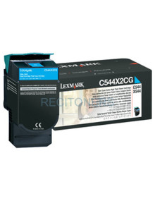 Lexmark C544/546, X544/546 Cartucho toner cian Extra Alto Rendimiento (4K) 2