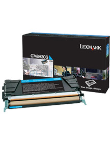 Lexmark C748 Cartucho de toner cian Alto Rendimiento