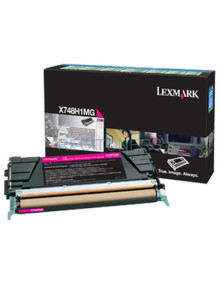 Lexmark X748 Cartucho de toner magenta Alto Rendimiento Retornable 2