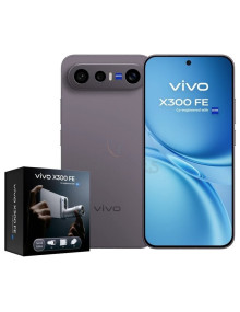 Smartphone VIVO VIVO-SP X300 FE BK PACK - Smartphone Vivo X300 FE 12GB/ 512GB/ 6.31'/ 5G/ Negro/ Incluye Extensor Teleobjetivo