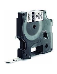 Papeleria 18482 DYMO - DYMO CINTA DE ETIQUETAS INDUSTRIAL ID1-9 - NEGRO SOBRE BLANCO - 9MMX5´5M - POLIÉSTER - ROTULADORA RHINO