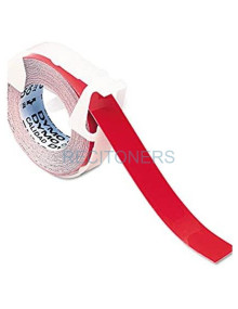 Papeleria 520102 DYMO - DYMO Cinta RELIEVE 9mm X 3mt para rotuladora Omega/junior color Rojo
