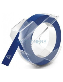 Papeleria 520106 DYMO - DYMO Cinta RELIEVE 9mm X 3mt para rotuladora Omega/junior color Azul