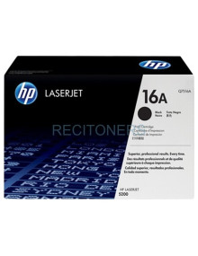 HP TONER NEGRO LASERJET 5200 DTN TN - Nº 16A