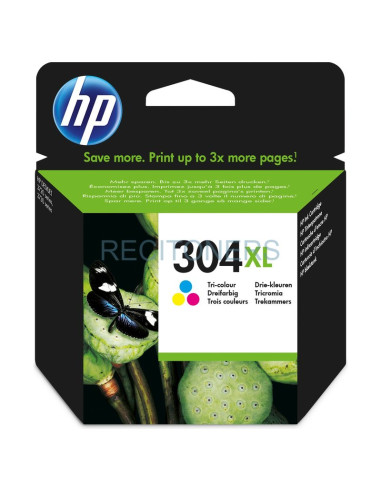 Cartucho de tinta N9K07AEABE HP - HP DeskJet 3720 / Envy 5030 Cartucho HP nº304XL Tri-color