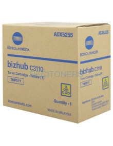 Toner A0X5255 KONICA-MINOLTA - KONICA MINOLTA Toner MINOLTA TNP51Y: C3110 Amarillo /A0X5255