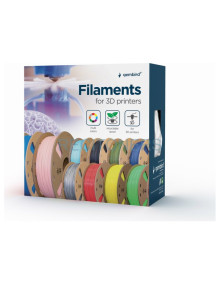 Gembird 3DP-PLA1.75-01-R material de impresión 3d Ácido poliláctico (PLA) Rojo 1,4 kg 2