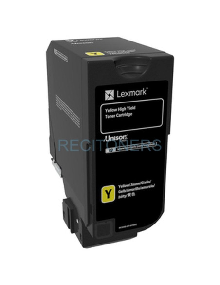 Cartucho de tinta 74C0H40 LEXMARK - Lexmark CS725 Cartucho de toner amarillo de alto rendimiento