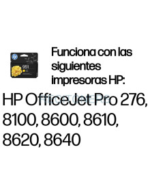 HP 951 CARTUCHO DE TINTA HP951 AMARILLO (CN052AE) 2