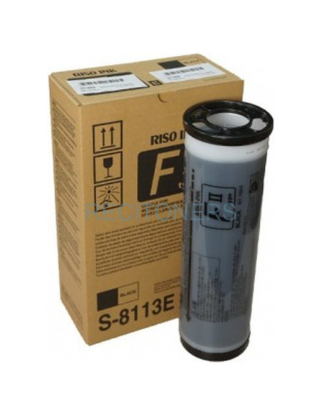 Cartucho de tinta S-7612E/S8113E RISO - RISO TINTA NEGRO SERIE EZ/SF/RZ/MZ (PACK 2) (SUSTITUYE A S7612E S4253A S6930E)