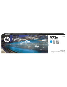 Cartucho de tinta F6T81AE HP - HP TINTA CIAN PAGEWIDE PRO 477 / MANAGED MFP P57750DW - Nº 973XL