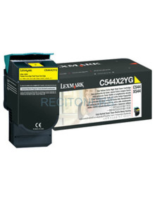 Cartucho de tinta C544X2YG LEXMARK - Lexmark C544/546, X544/546 Cartucho toner amarillo Extra Alto Rendimiento (4K)