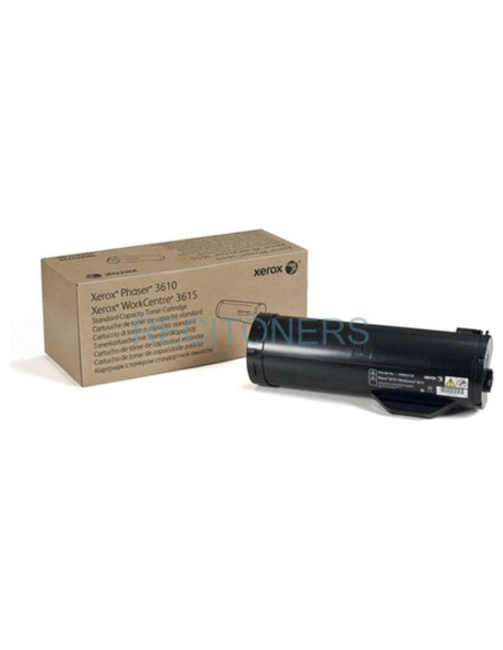 Toner 106R02720 TEKTRONIX - XEROX TONER PHASER 3610/ WORKCENTRE 3615 CAPACIDAD ESTANDAR 5.900PAG.