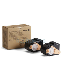 Toner 106R02602 XEROX - XEROX Phaser 7100 Toner Cian (Pack 2)