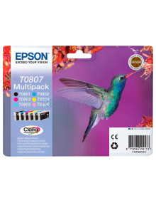 Epson Hummingbird Cartucho T0802 cian (etiqueta RF) 2