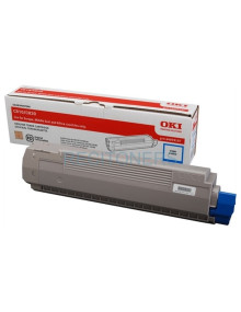 Toner 44059107 OKI - OKI TONER CIAN C810/C830 (8.000 COPIAS)