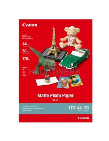 Papeleria 7981A005 CANON - CANON PAPEL FOTOGRÁFICO BLANCO MATE SIN BRILLO - MP-101 - A4 170GR - 50 HOJAS