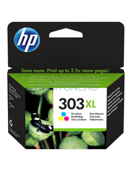 Cartucho de tinta T6N03AEABE HP - HP 303XL PACK CARTUCHO DE TINTA TRICOLOR HP303XL (T6N03AEABE)