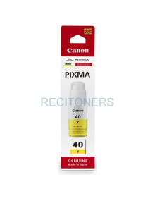 BOTELLA DE TINTA AMARILLO CANON GI-40Y 2