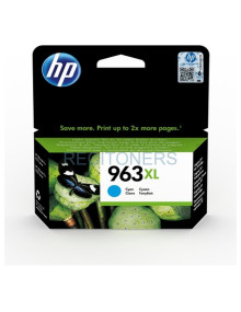 Cartucho de tinta 3JA27AE HP - HP 963XL CARTUCHO DE TINTA HP963XL CIAN (3JA27AE)